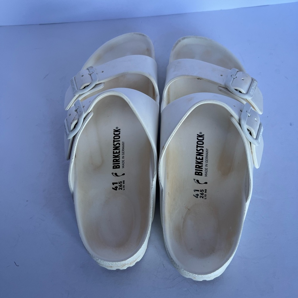 Birkenstock  White Double Strap EVA Sandals - Picture 5 of 6